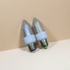 Transparent cover LED bulbs are energy-saving and eye-protecting for home lighting, with both white and warm light options available details Picture
